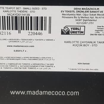 Madame Coco Hatalı Ürün Gönderimi