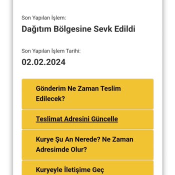 AGT Kurye (aynigunteslim.com) 01.02.2024 Tarihli Ürünüm Hala Teslim Edilmedi!