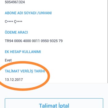İş Bankası "Talimatlı Faturamı" Ödemediği İçin Mağdurum