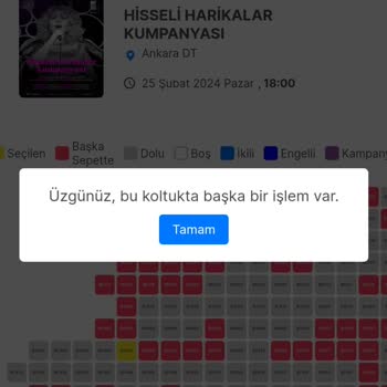 Biletinial.com Ankara Devlet Tiyatroları Bilet Alamıyorum