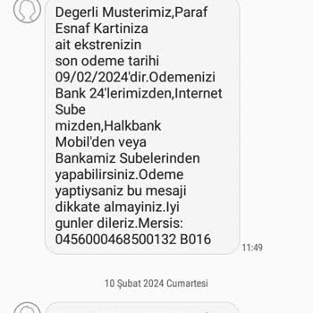 Yıllardır Kullanmadığım Halkbank Paraf Kartıma Kart Ücreti Çıktı