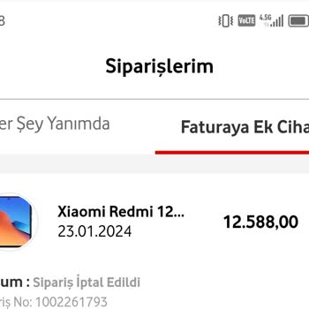 Vodafone Faturama Ek Ücret Yansıttı Düzeltmiyor