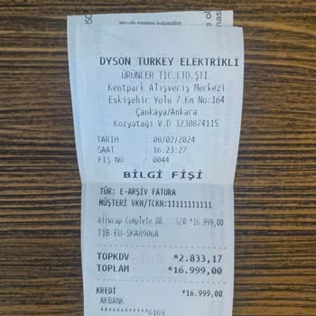 Dyson Mağaza Alımlarında İade Olmaması