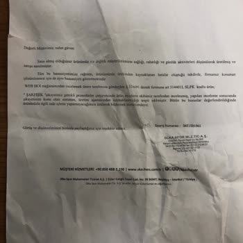 Skechers Ayakkabı 3 Ayda Ne Hale Geldi. Garanti Kapsamı Sıfır.