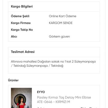 Eyyo İade Oluşturamıyorum Hata Veriyor