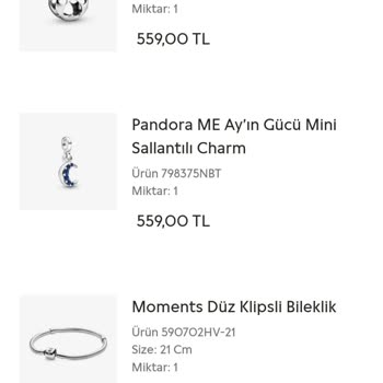 Pandora Mücevher Pandora İade Süreci