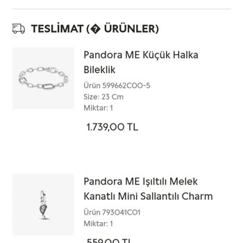 Pandora Mücevher Pandora İade Süreci