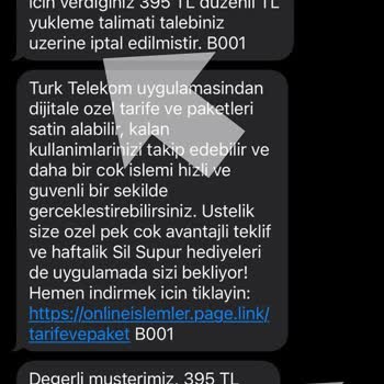 Türk Telekom Paketi İptal Ettiğim Halde Hesabımdan Para Aldı