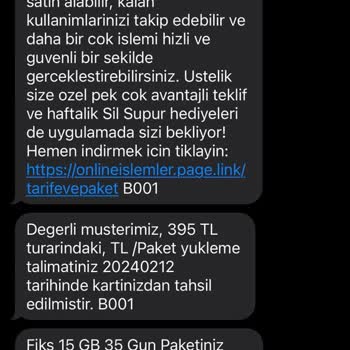 Türk Telekom Paketi İptal Ettiğim Halde Hesabımdan Para Aldı