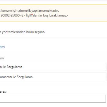 CK Boğaziçi Elektrik Elektrik Abone Başvurusu Yapamıyorum