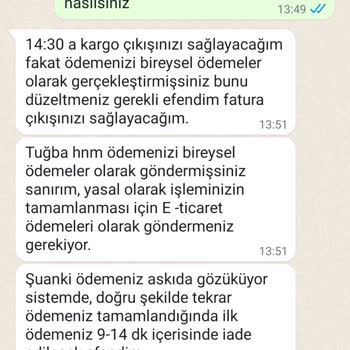 Caddemagazasi.com İademi Yapmıyor Acil İlgilenilsin Lütfen