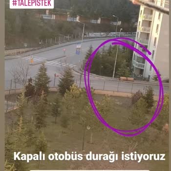 EGO Genel Müdürlüğü Kapalı Durak İsteği