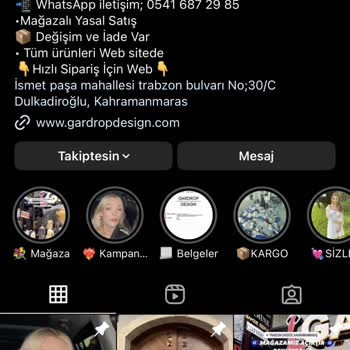 Gardropdesign (Instagram) Yanılttı