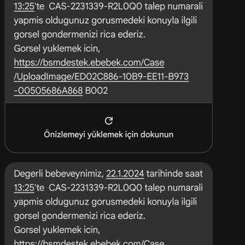 ebebek 22 Gündür İade Edilmeyen Param