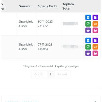 Bellona Teslimatı Yapılmayan Sipariş
