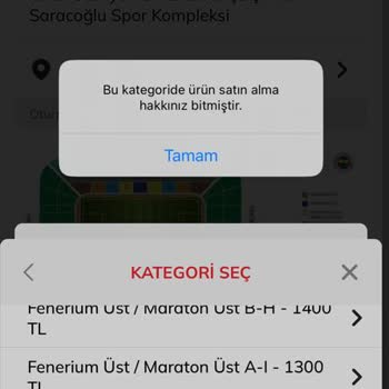 Passolig Kartımdan Ürün Satın Alma Hakkınız Bulunmamaktadır İbaresi
