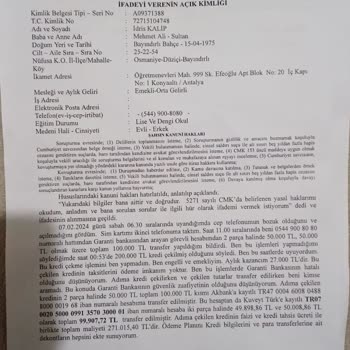 Garanti BBVA Gece Yarısı Hesabımdan İzinsiz Kredi Çekilmesi