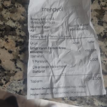 Olimpiyat Kokoreç Trendyol GO İnsanlara Yanlış Bilgi Ve O Anki Duruma Göre Bilgi Veriyor