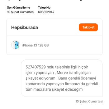 Hepsiburada Hizmette Yaşanan Sorunlar Ve Geri Ödeme Mağduriyeti