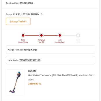Trendyol Alışveriş Süreci Durumu