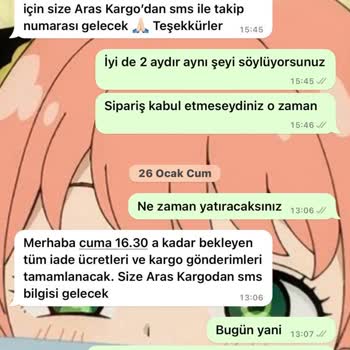 Nare Giyim Tarafından Ne Ürünlerim Ne De Param İade Edildi.
