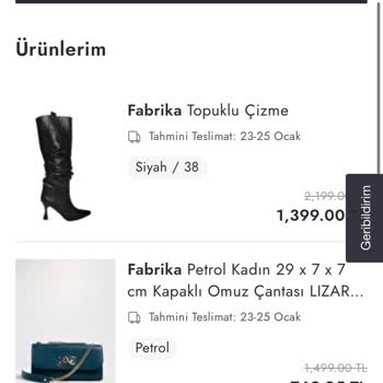 Boyner Siparişimi Göndermiyor -paramıda İade Etmiyor