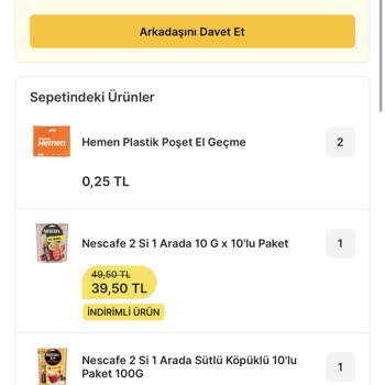 Migros Bozuk Nescafe Sütlü Köpüklü