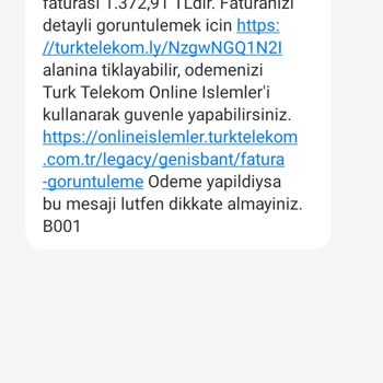 Türk Telekom Cayma Bedeli Ve Fatura Şikayeti