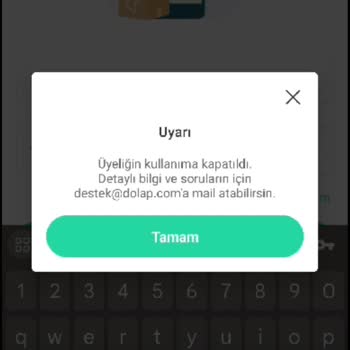 Dolap Paramı Çekti Üyeliğimi Kapattı