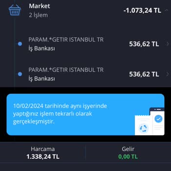 Getir Büyük 2 Kez Aynı Ücreti Çekti