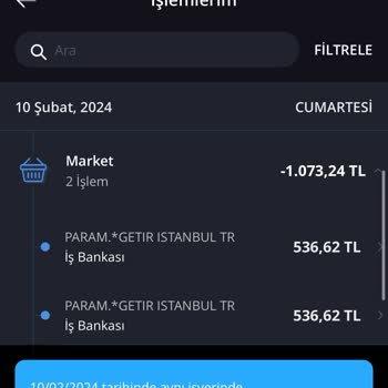 Getir Büyük 2 Kez Aynı Ücreti Çekti