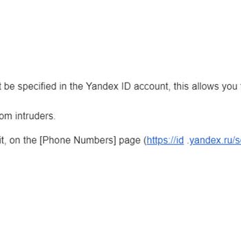 Yandex Mail Tel No Saçmalığı