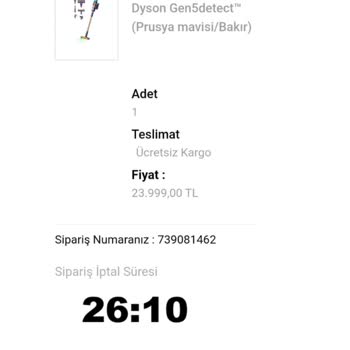 Sayfa-dyson.com.tr Üzerinden Mağdur Olduk