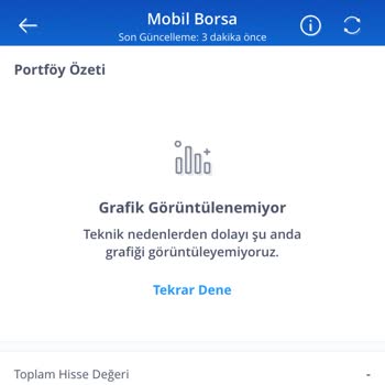 İş Bankası Mobil Borsa Portföy Sorunu