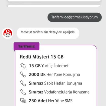 Vodafone Fatura Ücreti Düzeltilmesi