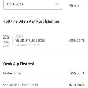 ING Kart Aidat Problemi