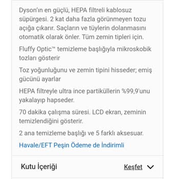 Dyson Sahte Sayfa Dikkat