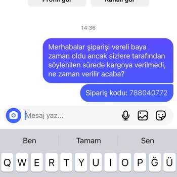 Meryjew Siparişim İptal De Edilmedi Yollanmadı Da İletişime Geçilemiyor