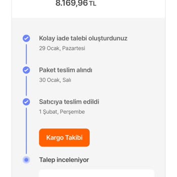 Hepsiburada İademi İşlemi Sonuçlanmadı