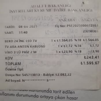 Beko TV Garanti Dahilinde Ücret Talep Edilmesi