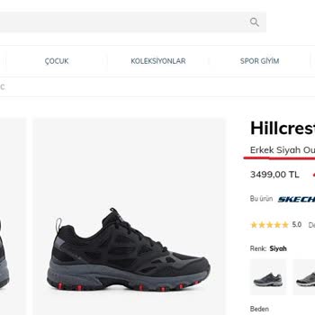 Skechers Markasından Özür Dilerim! Özdilek'e Teşekkür Ederim.