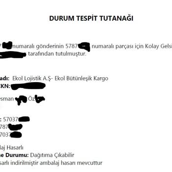 Dyson Kırık Dökük Kargolama