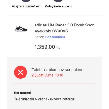 Hepsiburada Eksik Ürün Yolluyor