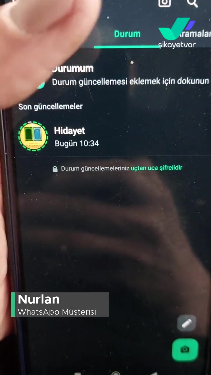 WhatsApp Şikayeti videonun kapak resmi