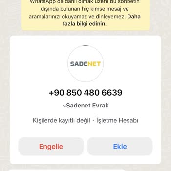 Sadenet Türk Telekom Sandım Hiçbir Sorumluluk Kabul Etmiyorum