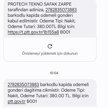 PTT Kargomu Getirmediler