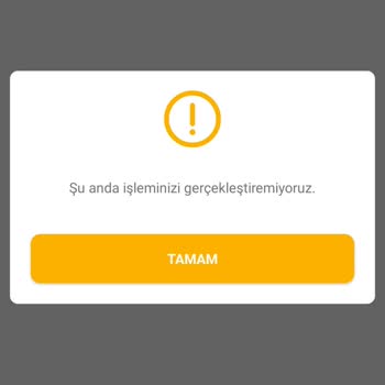 VakıfBank İşlem Türü Hatası