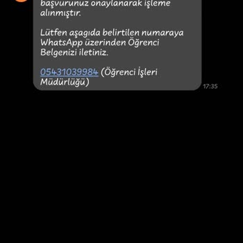 Türkiye Burs Bulma Kurumu Türkiye Bursları Mesajı