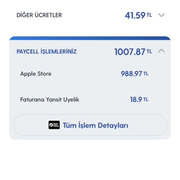 Paycell'den Habersiz Faturama Yansıtılan Para