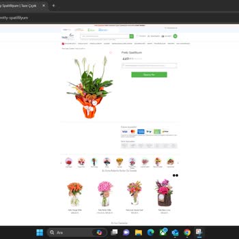 Taze Çiçek (tazecicek.com) Görseldeki İle Uyumsuz Ürün Gönderilmesi